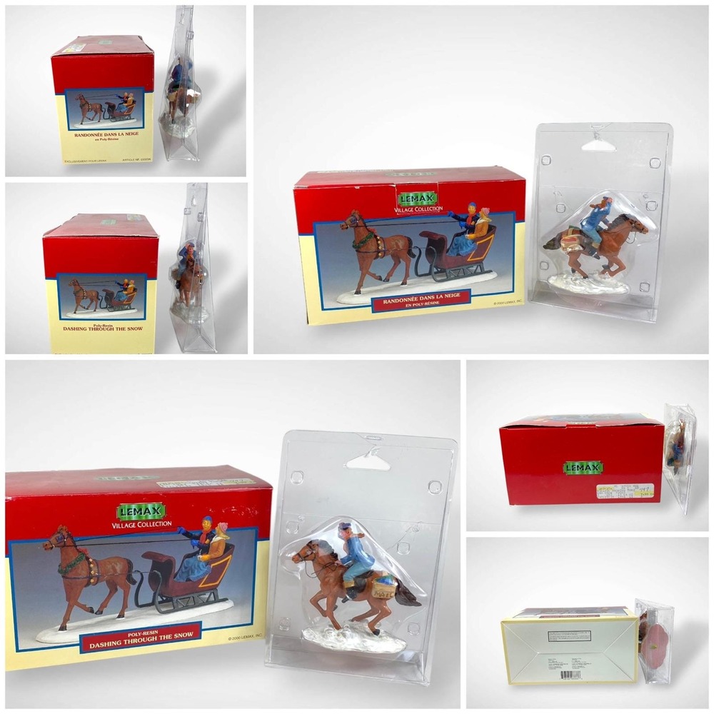 Lemax Urgent Delivery 2005 Christmas Dashing Through Snow 2000 Vintage - Picture 9 of 9